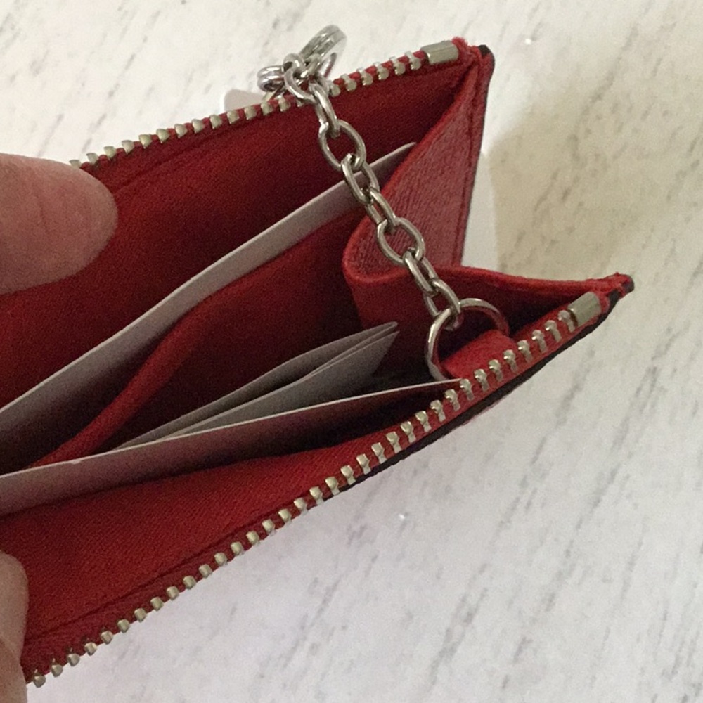 Coach Wristlet - Bright Red - NEW - Picture 4 of 5